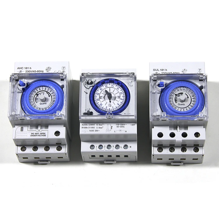 CKMINE SUL181H Hot Sale DIN Rail 50-60Hz 230-240VAC 110VAC Max Consumption 2.5va 24 Hours Mechanical Timer Time Switch Wholesale