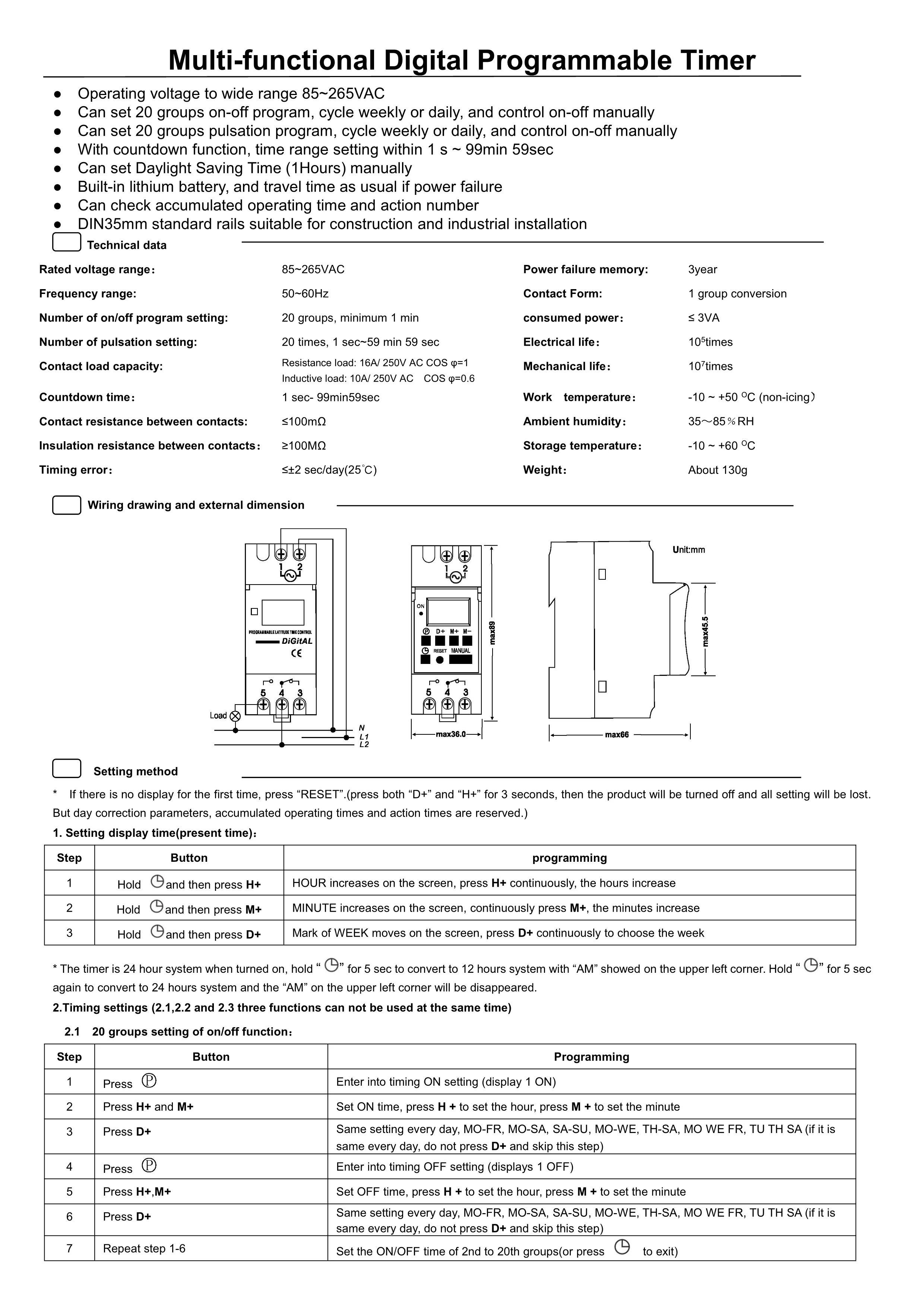 CKMINE HHC15D Low Price AC 220VAC Auto Change As to Latitude Time Control Din Rail Programmable Astronomical Timer Switch