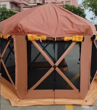 Customized Quick-Set Screen House Gazebo Tent 6 side Pop Up Portable Outdoor Mesh Screen House Durable Screen Tent