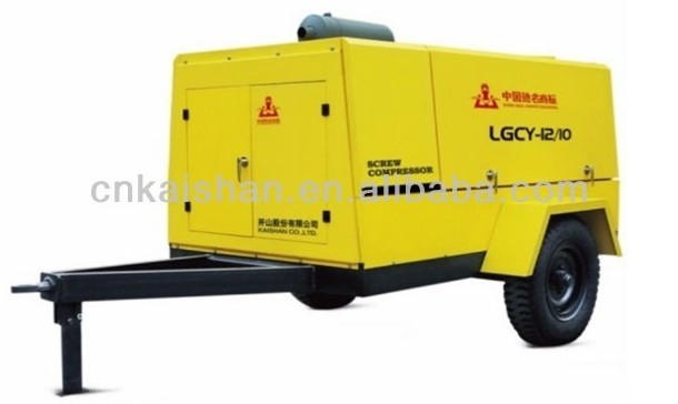 China Supplier 10Bar Portable Screw Air Compressor For Water Well And Mine Drilling Rig