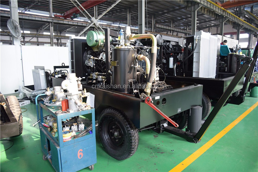 KAISHAN 500 cfm 200 psi Air Compressor Driven by Diesel Engine