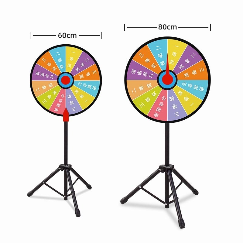 Lucky Taurntable Lottery Machine/Adjustable Folding Tripod Rack Prize Wheel