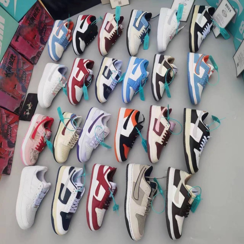 2024  Second Hand Shoes Branded Sneakers Made In Vietnam Original Basketball Sports Shoes Mixed Stock Shoes For Man And Women