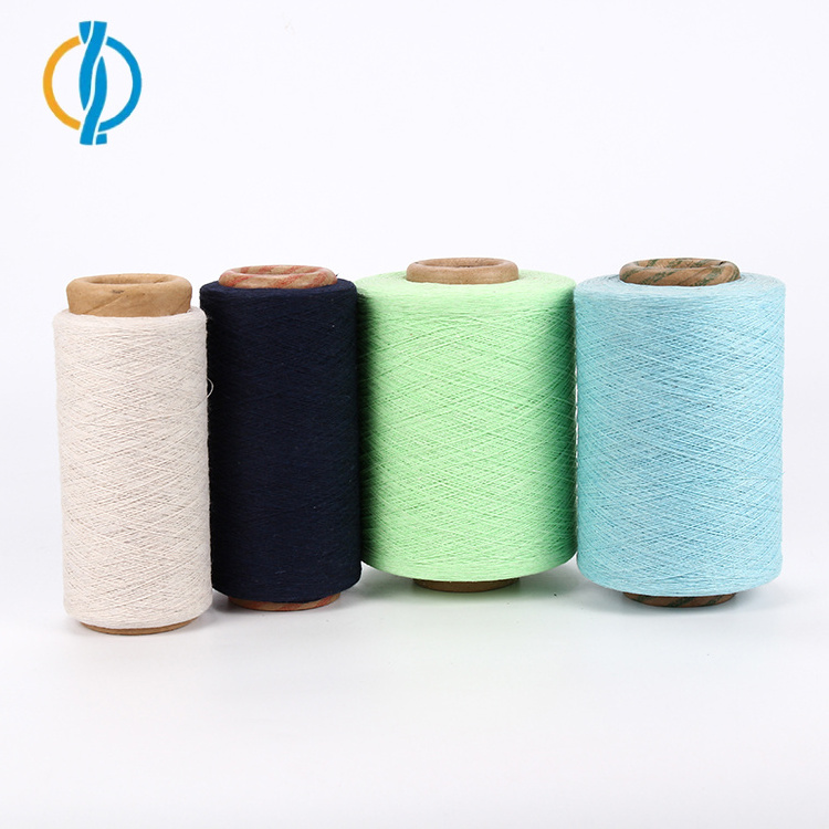 RG cotton yarn regenerated Ne 16 blended cotton open end yarn for socks and knitting fabric