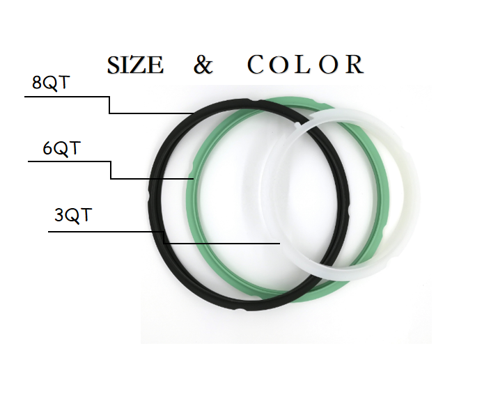 China Supplies Non-Toxic Food Grade Silicone Sealing Ring, Which can be used in Pressure Cooker