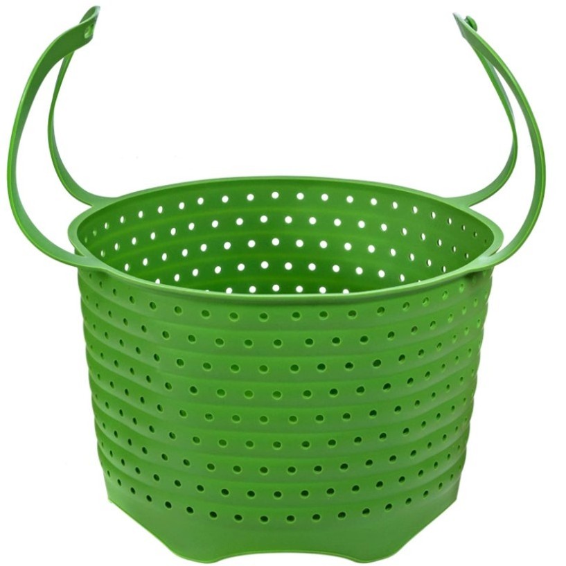 Silicone Foldable Steamer Basket  Space-Saving Fits 6,8 Qt  Pot and Other Similar-Sized Pressure Cookers Accessories