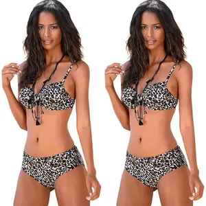 Wholesale Luxury 2 Piece Bikini Set Sexy Women Swimwear Extreme Push Up String Bikinis Two Piece Swimsuit