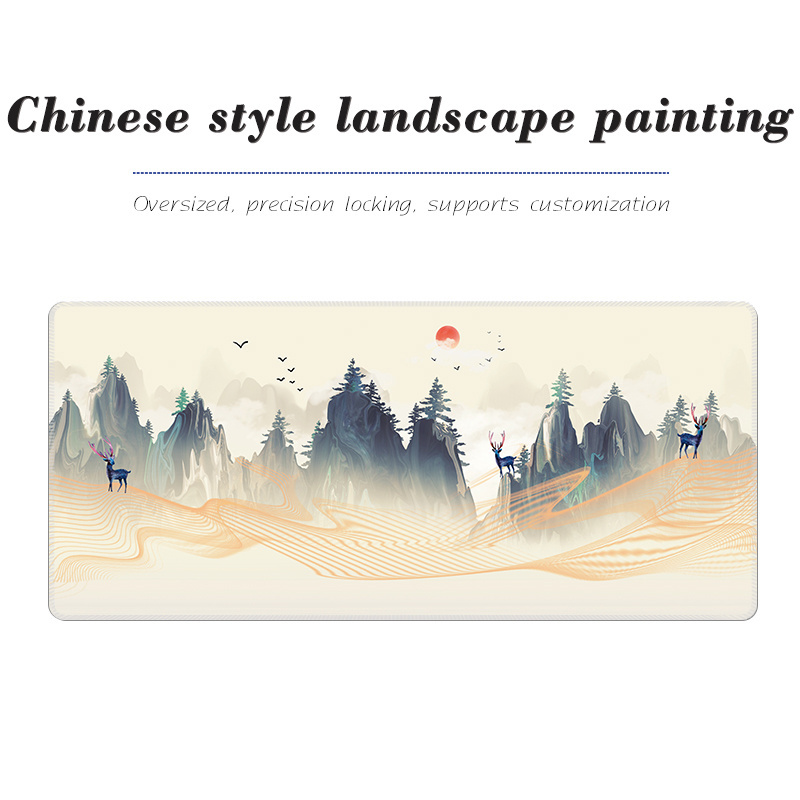 Electronic Sports Mouse Pad Art Table Pad Advertising Chinese style Private Customization High Quality Mouse Pad custom