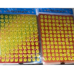 100 pcs Smiley Stickers Large Quantity Letters, Colorful Stars Stickers Computer Luggage Car Smiley Stickers