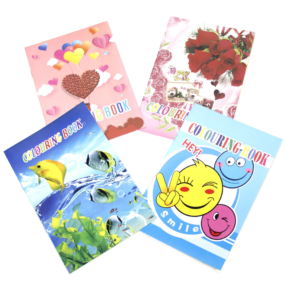 Wholesale Cheap Price Coloring Book Diy Children Sticker Preschool Education Hardcover Custom Sticker Book