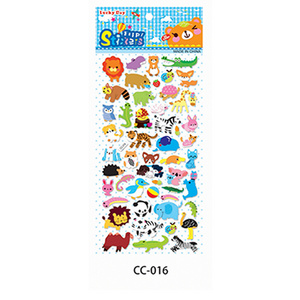 Customized 3d class ocean fish, animals, butterfly 3d stickers waterproof bubble stickers 3d stickers