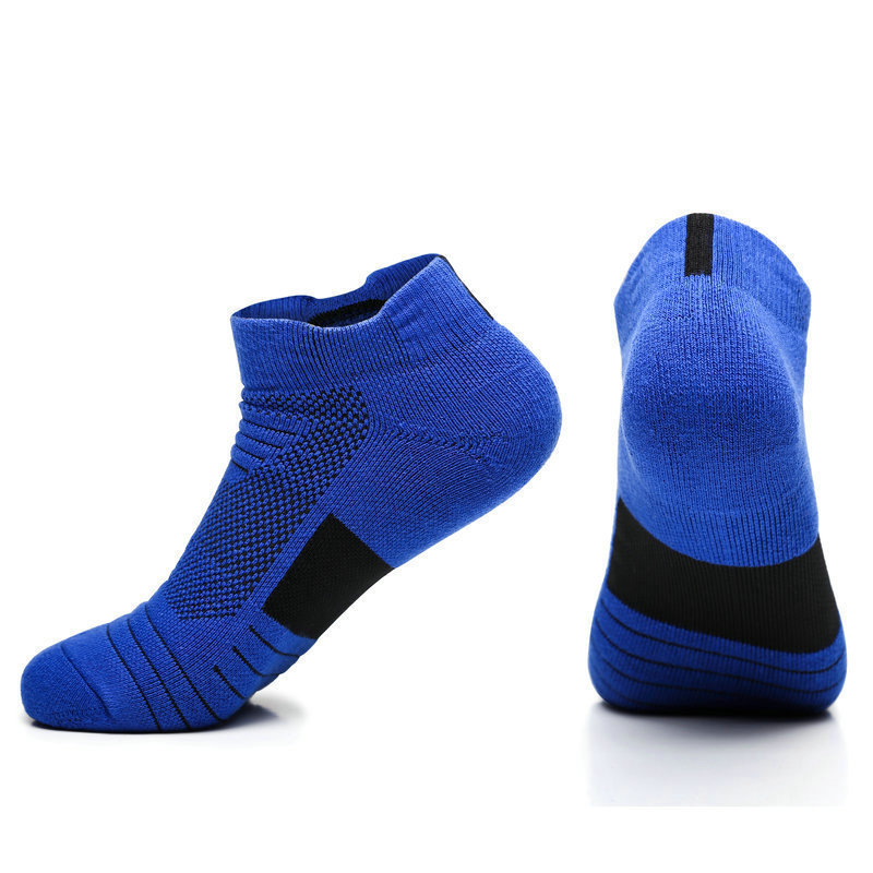 Safety Fabric Compression Sports Socks Athletic Socks with Grip Men's Basketball Socks