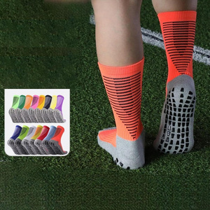 Wholesale Custom Compression Athletic Anti-slip Grip Socks Short Sports Football Soccer Socks