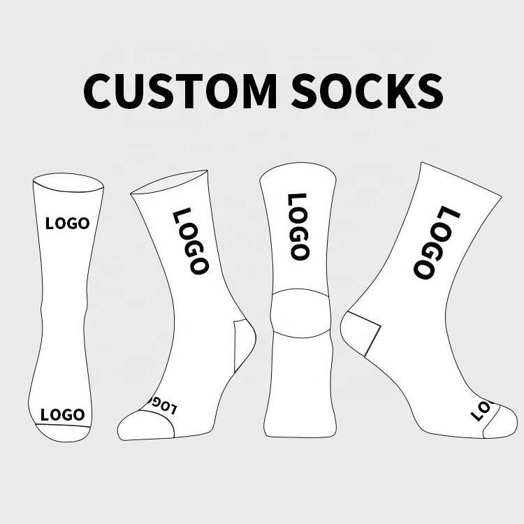 Low MOQ High Quality Anti Slip Designer Sport Socks Custom Logo Soccer Football Grip Socks For Men