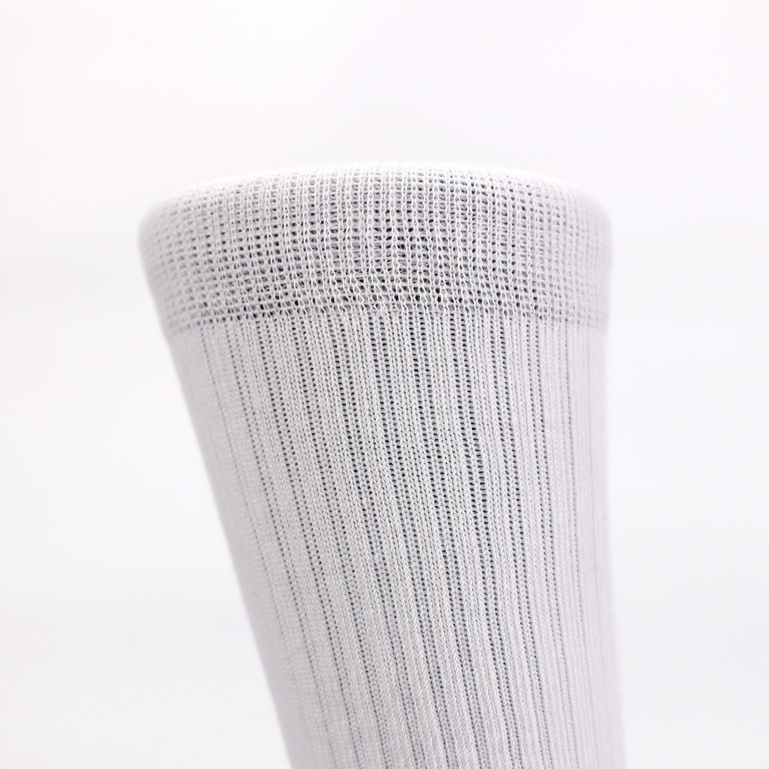 Wholesale Customized Patterns Wholesale Polyester Blank Crew Cheap Bulk White Socks for printing