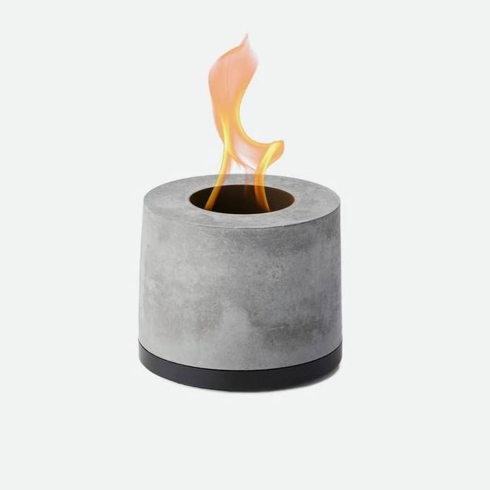 Wholesale Concrete Table Top Fireplace Portable Fire Bowl Indoor Mini Fire Pit