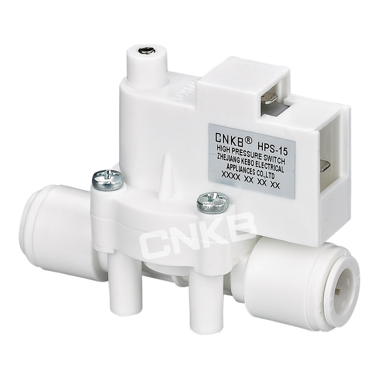 CNKB  water flow switch plastic DC12V 24V 36V HPS -15 high pressure switch for water home appliance