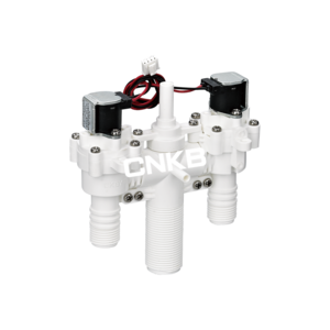 Reducing pressure water solenoid valve for sanitary smart toilet parts