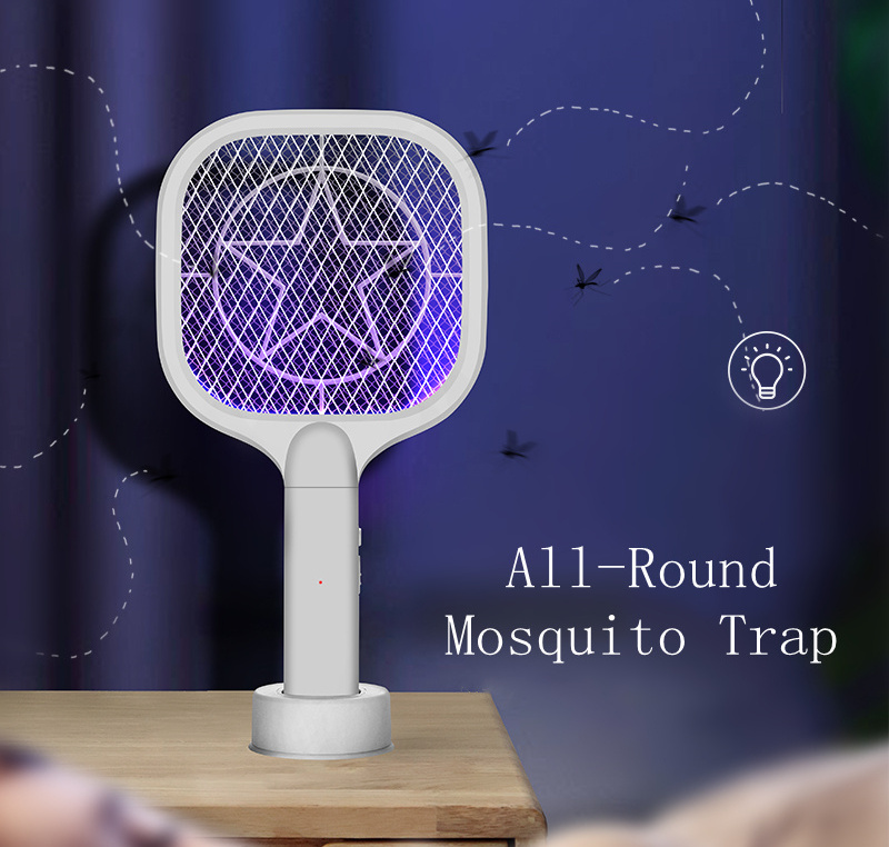 2 in 1 mini mosquito killer fly swatter 2021 electric mosquito swatter DZX-MSTAR manufacturer wholesale mosquito killer USB