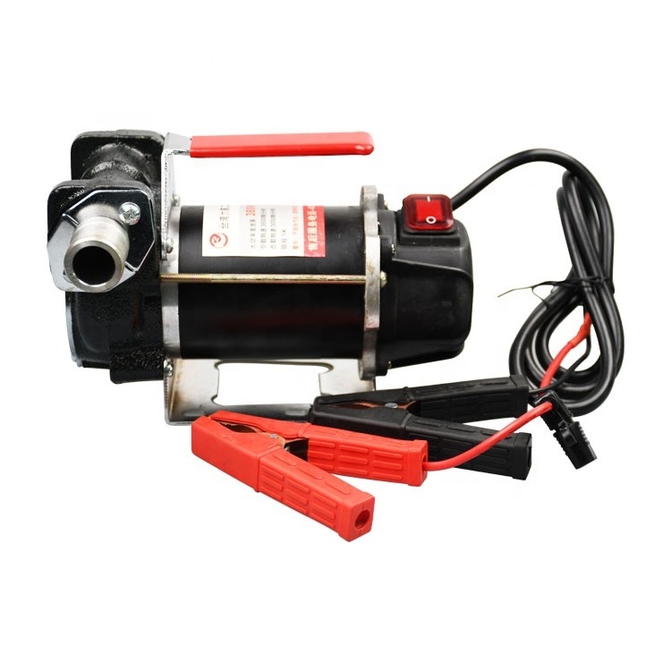 Professional Portable Electric 12V Auto Diesel Fuel Oil Transfer Pump For Mobile Refueling