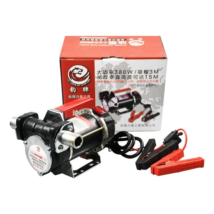 Professional Portable Electric 12V Auto Diesel Fuel Oil Transfer Pump For Mobile Refueling