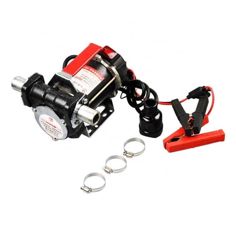 Professional Portable Electric 12V Auto Diesel Fuel Oil Transfer Pump For Mobile Refueling