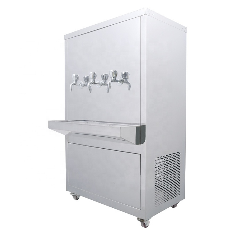 Large Size 100 L  3 Tap Industrial stainless Steel  Water Cooler Dispenser  for UAE