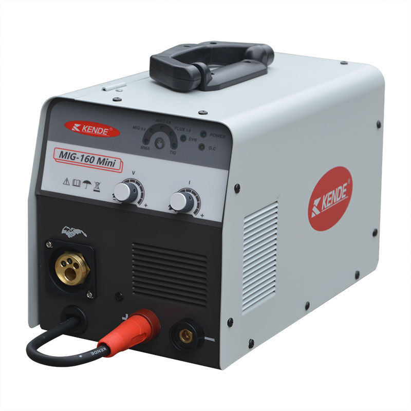 KENDE Inverter MIG MMA Welding machine 220V mig welding without gas Portable mig welding machine MIG-160 mini