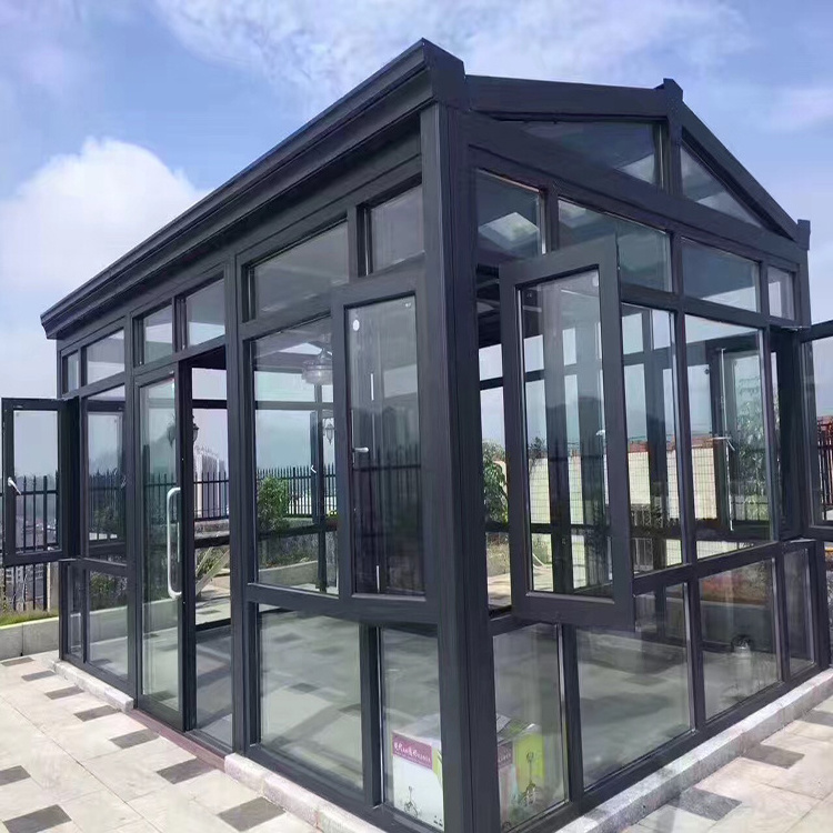 Customized aluminum sunroom roof panels prices solarium sun room glass garden room outdoor glass room