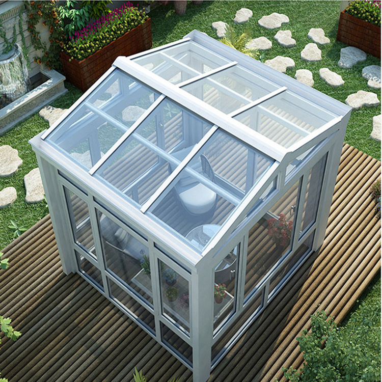 Customized aluminum sunroom roof panels prices solarium sun room glass garden room outdoor glass room