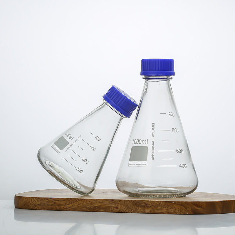 Laboratory Chemical Use Glass Volumetric Flask 1000ml Clear Reagent Bottle