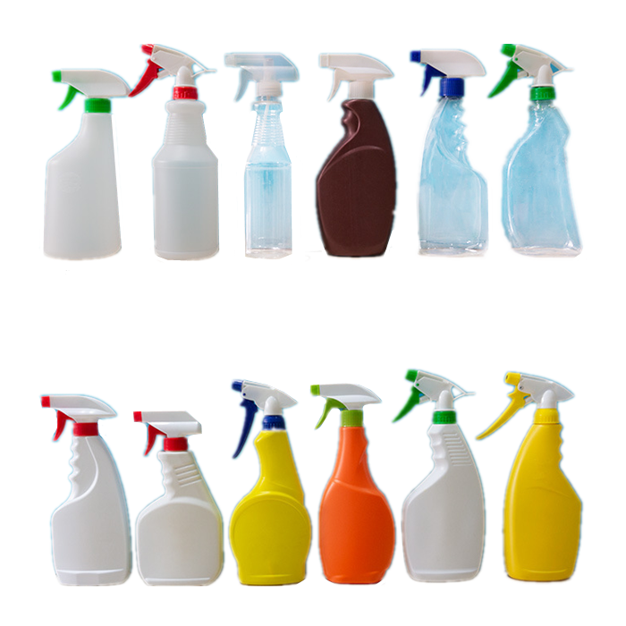 Empty Spray Cleaning Liquid Detergent Bottle Plastic 300ml 500ml 1000ml 32 oz Bottles With Mist Trigger Sprayer Pump Leak-proof