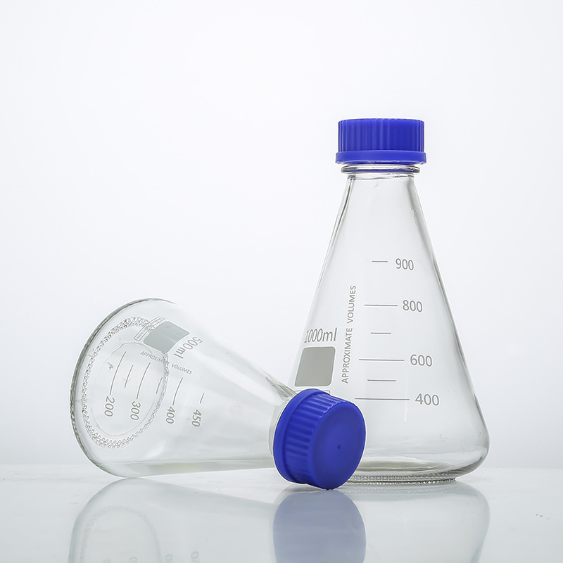 Laboratory Chemical Use Glass Volumetric Flask 1000ml Clear Reagent Bottle