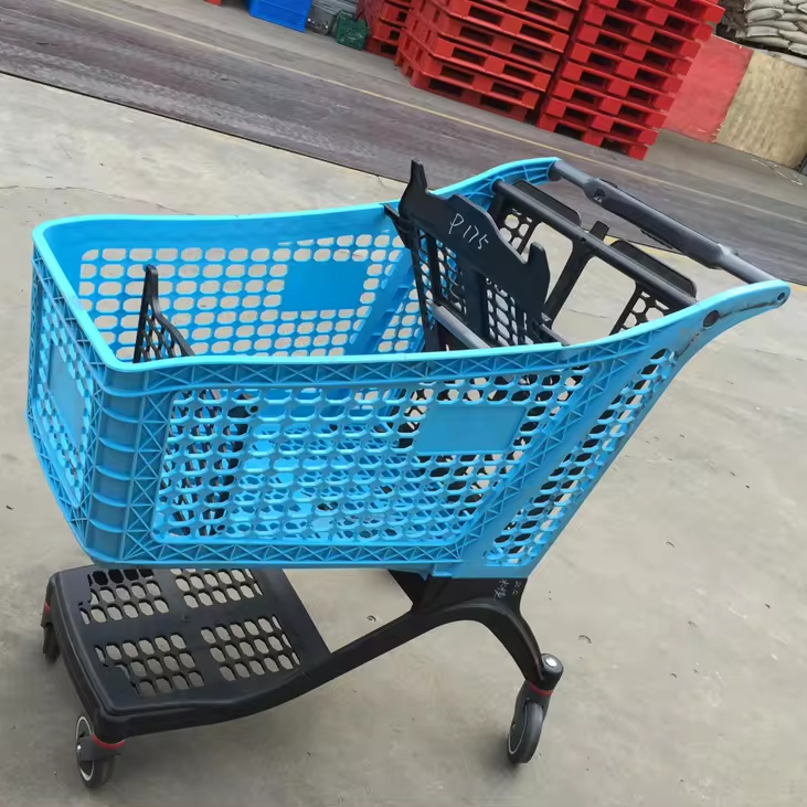 Retail Grocery Store Plastic Supermarket Shopping Cart