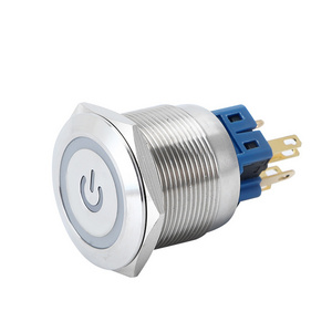 8mm 10mm 12mm 16mm 19mm 22mm 25mm 28mm 30mm Illuminated Momentary Latching Push Button Switch