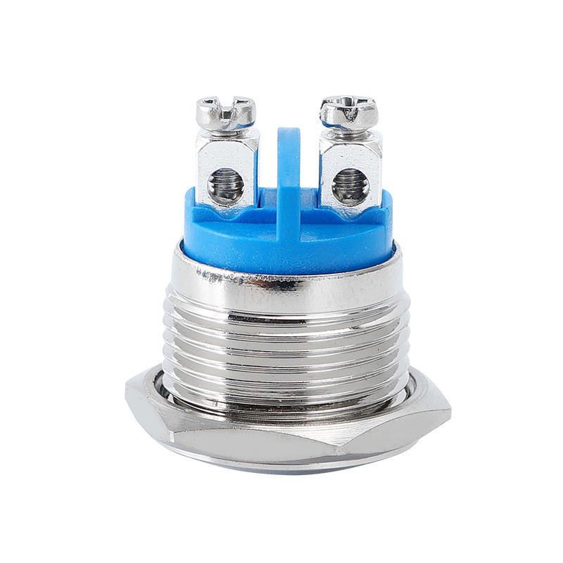 12 Volt 3 Pin Mini Momentary Led Illuminated Lights On Off Waterproof Metal Push Button Switch