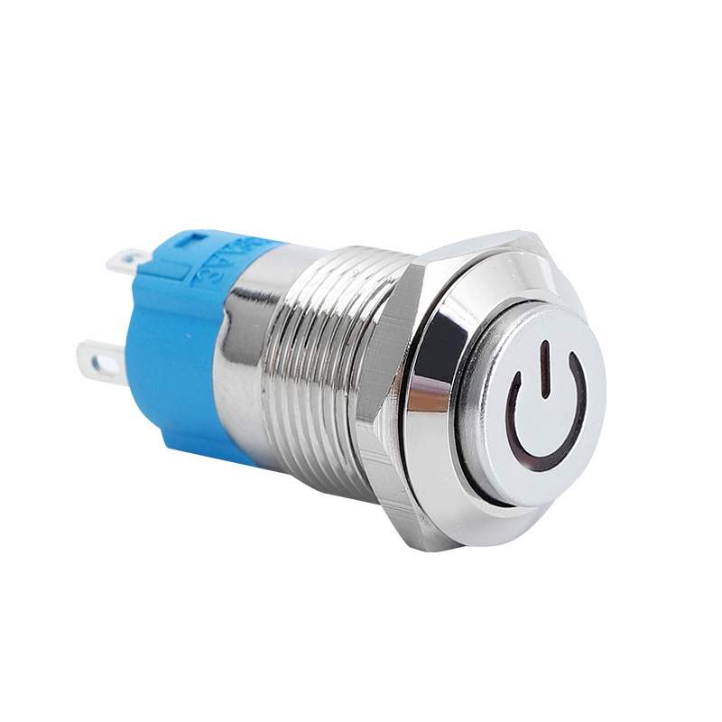 12mm 5v AC Dpdt Self Locking Explosion Proof Anti Vandal Electrical Buttons Push Button Switch