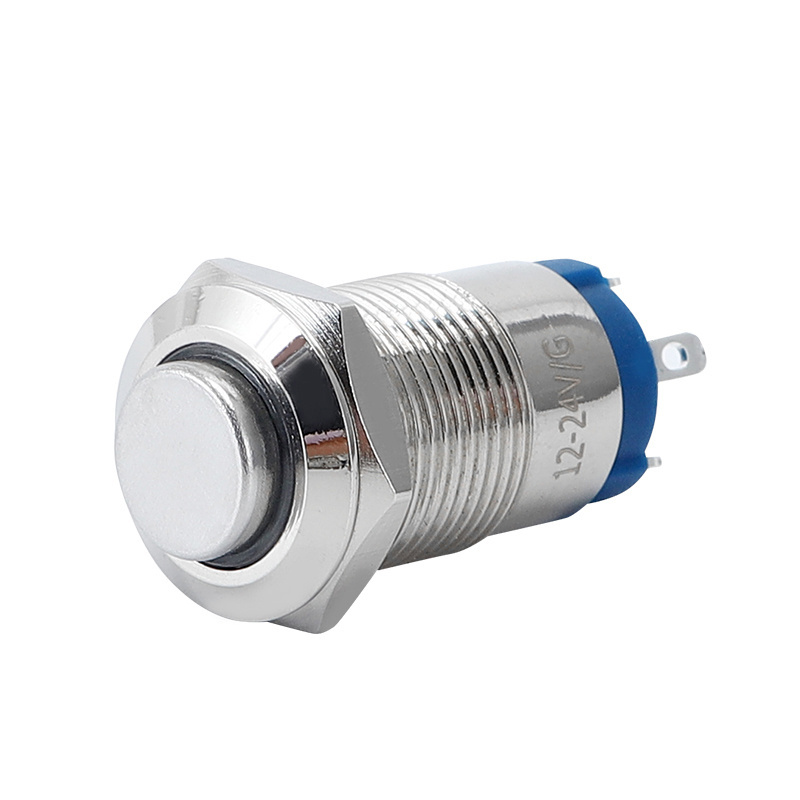 12mm High Custom On And Off Momentary/Latching Type Miniature Waterproof Push Button Switch