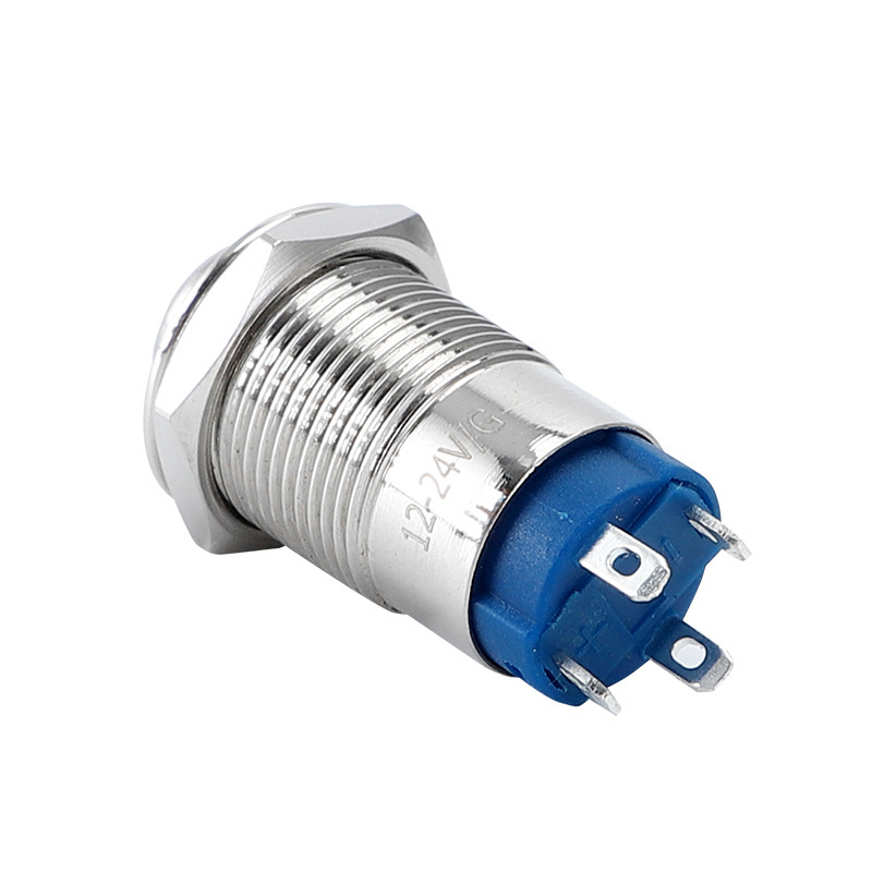 12mm High Custom On And Off Momentary/Latching Type Miniature Waterproof Push Button Switch