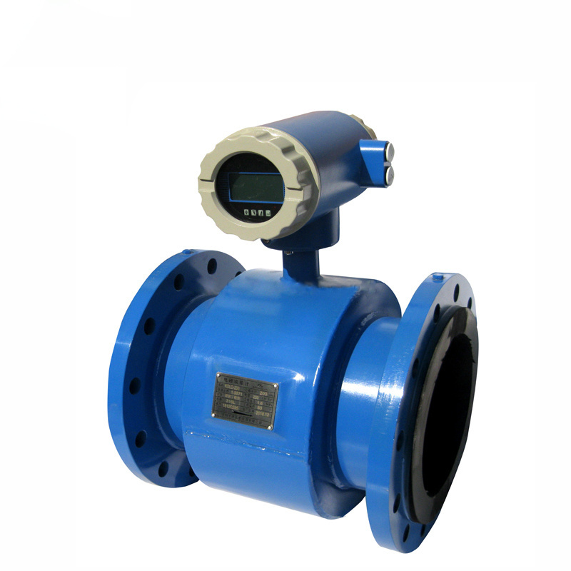 4-20mA RS485 lift pump sea water Battery operated pulse flowmeter sensor electromagnetic water flow meter