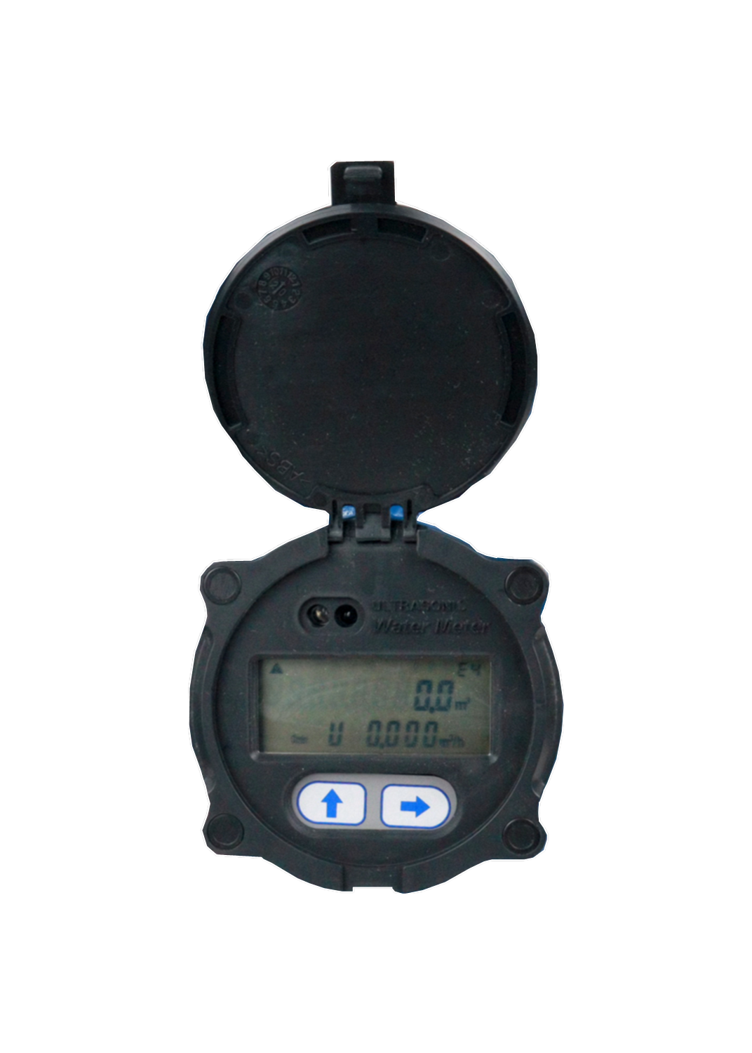 Smart wireless flowmeter two-channel ultrasonic water meter for cold Irrigation water 485 MBUS remote type water meter