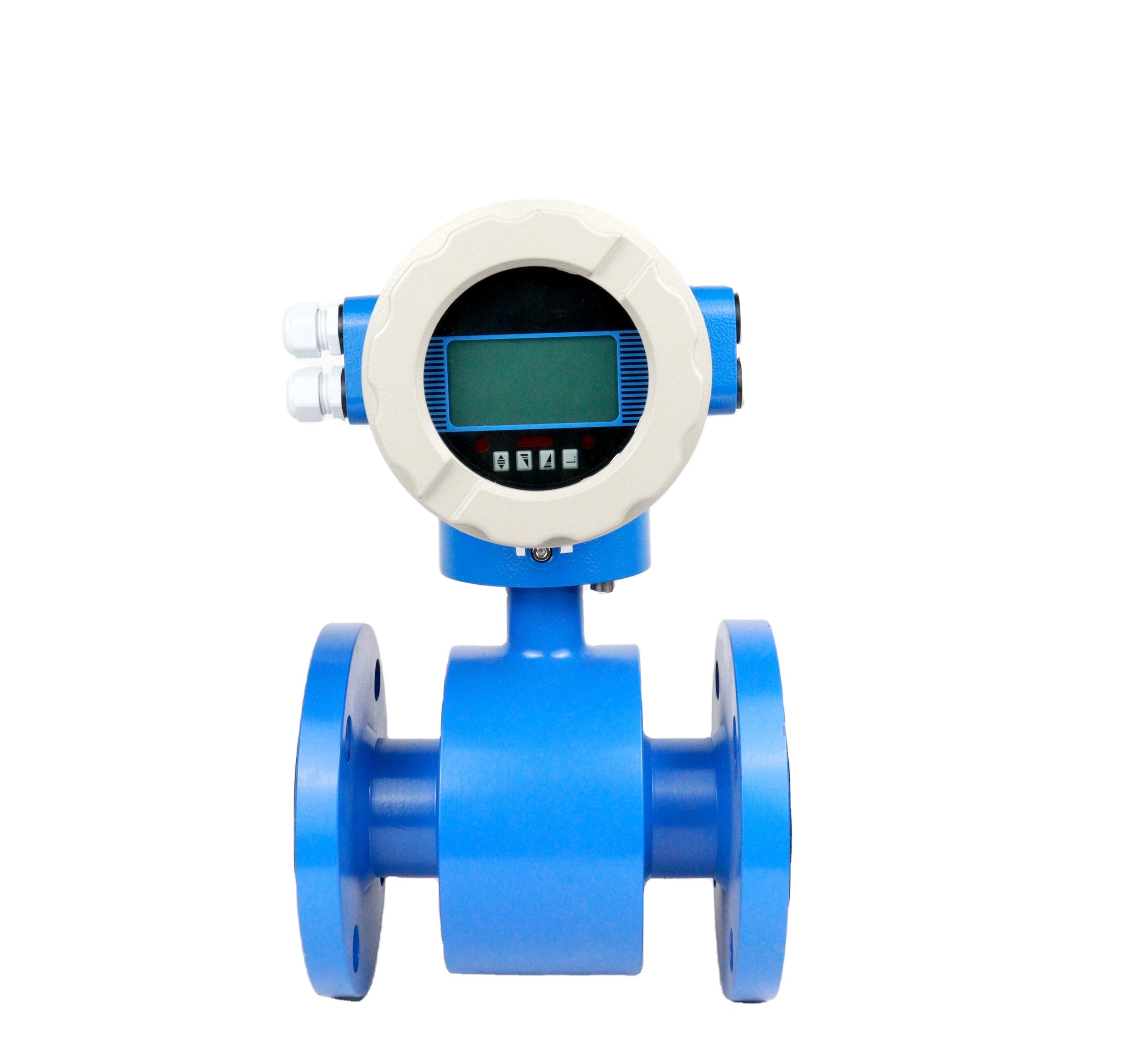 4-20mA RS485 lift pump sea water Battery operated pulse flowmeter sensor electromagnetic water flow meter