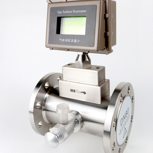 DN50 explosion proof gas turbine flow meter with T&P compensation for natural gas pipeline metering station LPG gas flowmeter