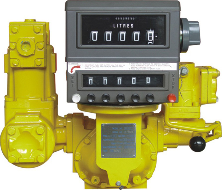 Digital Fuel Flowmeter Flow Meter Diesel Gasoline Rotary Positive Displacement Meter mechanical