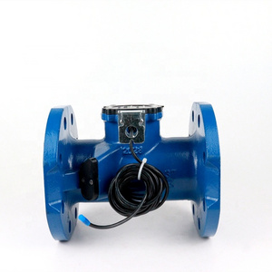 Smart wireless flowmeter two-channel ultrasonic water meter for cold Irrigation water 485 MBUS remote type water meter