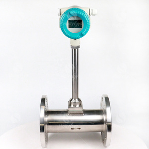 Propane Biogas Lugbztemperature And Pressure Vortex Precession Flow Meter superheated steam general gas liquid flowmeter