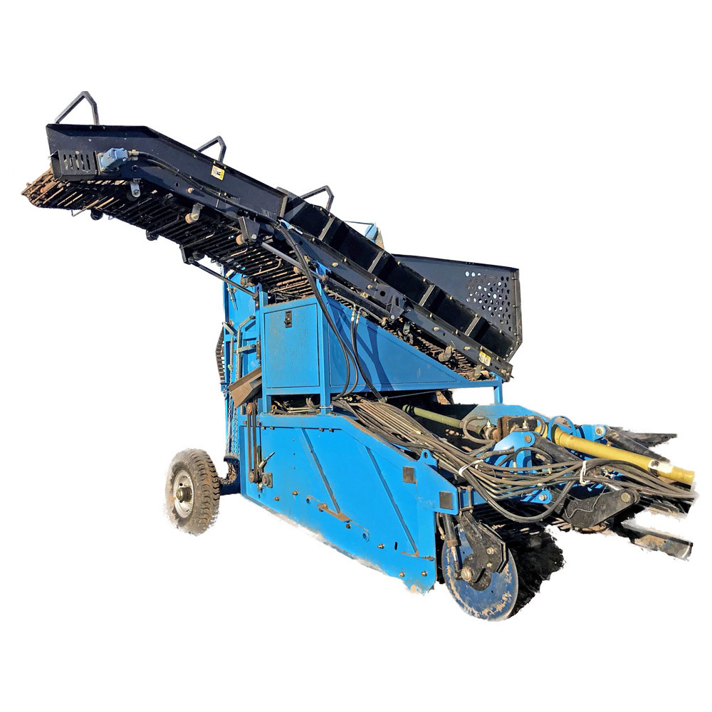 Automatic Self-discharging sweet potato combine harvester / Garlic carrots Harvester