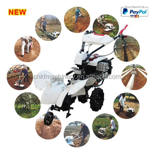 Rotavator tiller agricultural equipment Greenhouse Orchard Multifunctional petrol tiller Coltivatore Rotary Riding Micro Tiller