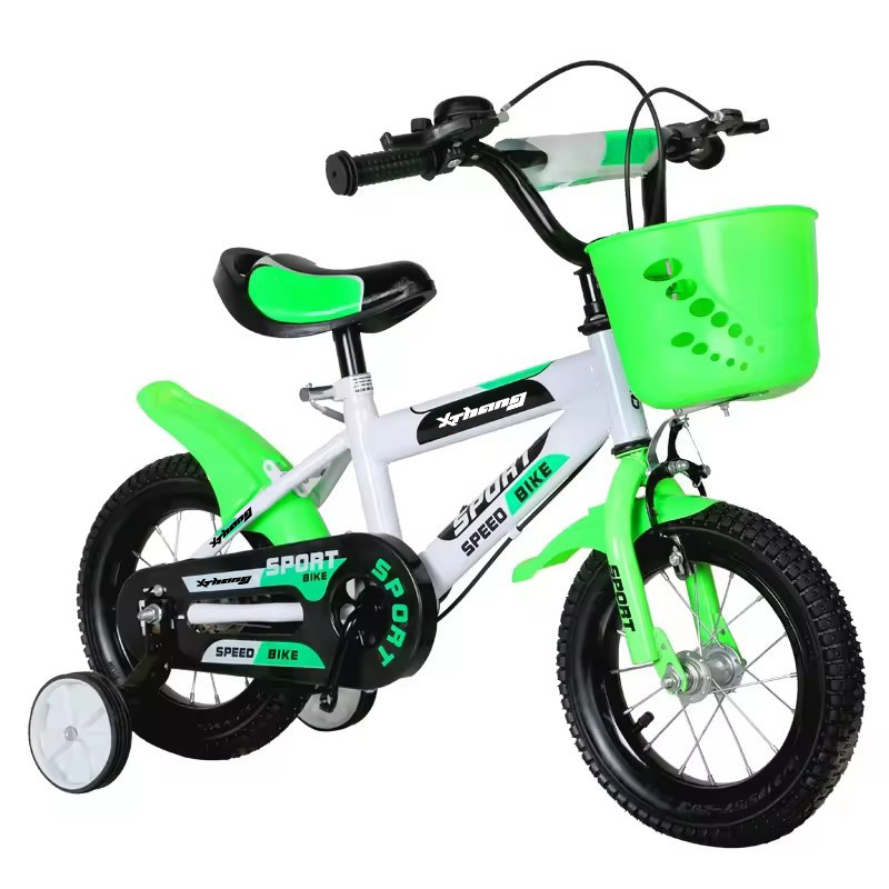 Hot sale factory cheap 12 14 16 inch Steel frame kids bike training wheel for children  5-12 years old