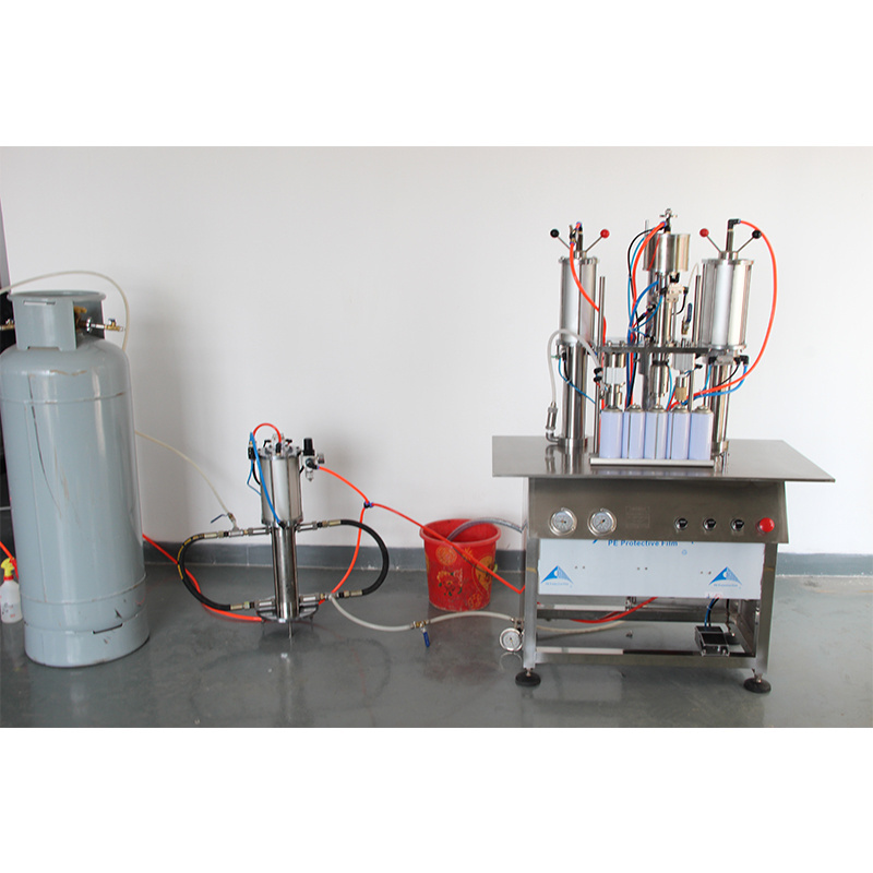 aerosol snow spray filling production line window flower spray adhesive spray making machine